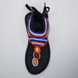 🆕️ Handmade Colorful Sandals NWOT